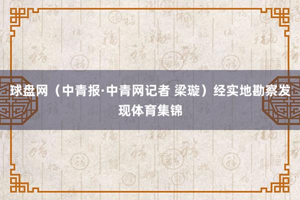 球盘网（中青报·中青网记者 梁璇）经实地勘察发现体育集锦