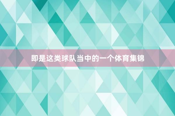 即是这类球队当中的一个体育集锦